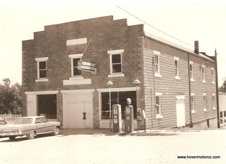 HOVER MOTOR COMPANY Vintage car dealership photos from the 1950s, '60s